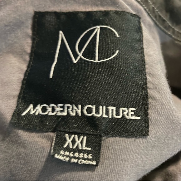 Modern Culture Men’s Gray Button Down Long Sleeve Dress Shirt Size XXL - Picture 3 of 3